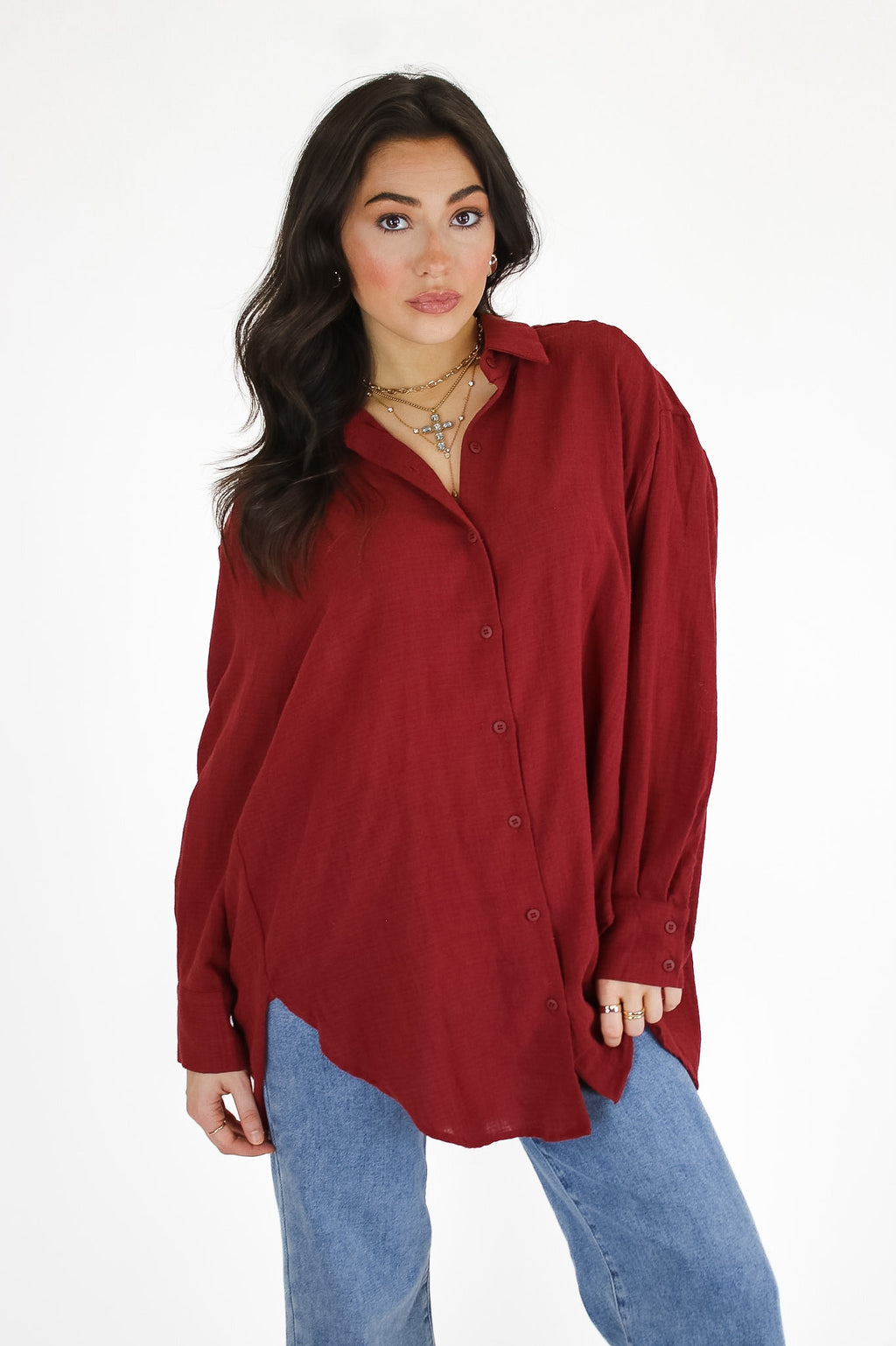The Ashby Button Down Top