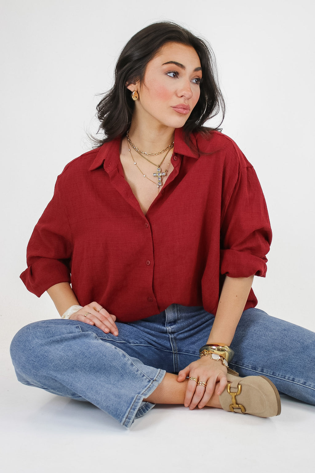The Ashby Button Down Top