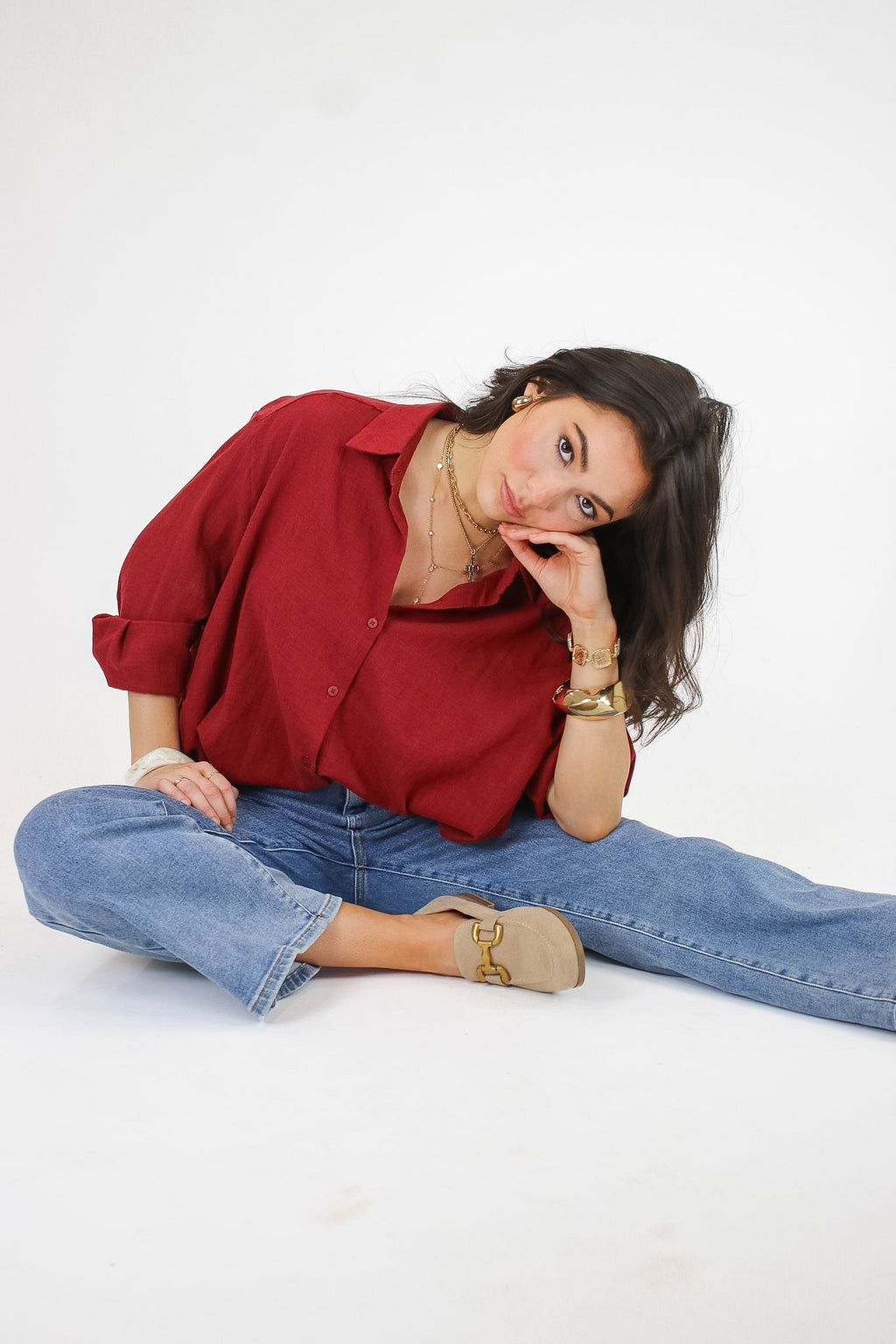 The Ashby Button Down Top