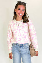 The Bowline Jacquard Knit Relaxed Crop Sweater - Madison and Mallory