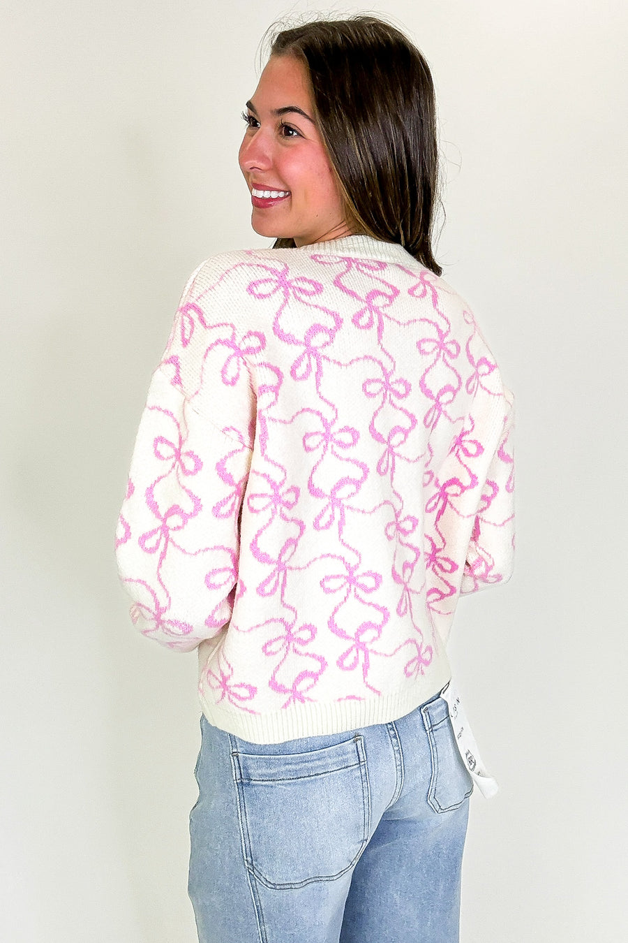 The Bowline Jacquard Knit Relaxed Crop Sweater - Madison and Mallory