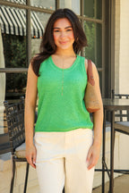 The Breeze Textured Knit Tank Top - Madison and Mallory