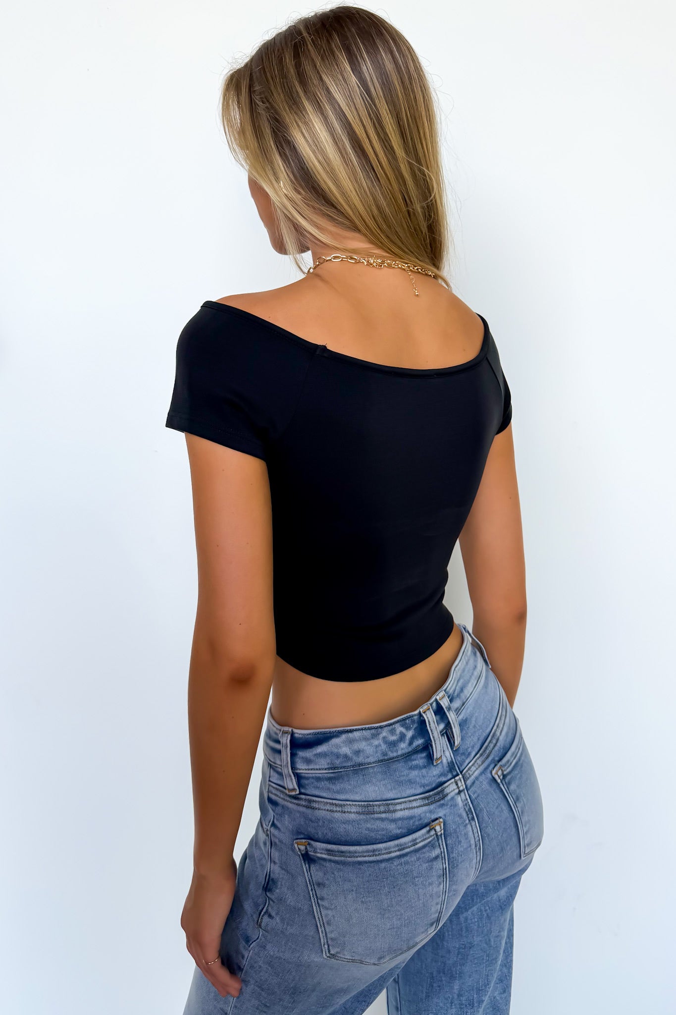 The Clean Line Off Shoulder Top