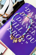 The Coastal Tide Beaded Charm Necklace - Madison and Mallory