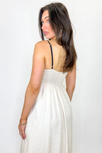 The Contrast Charm Empire Waist Maxi Dress - Madison and Mallory