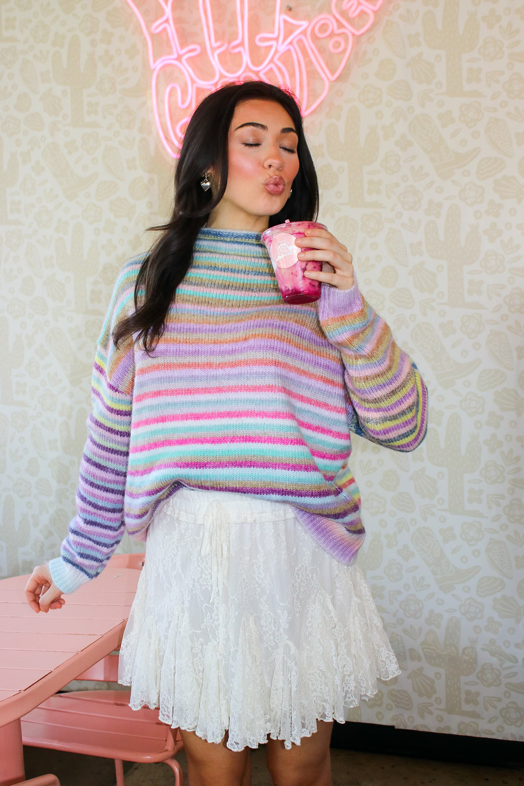 The Cozy Color Striped Sweater
