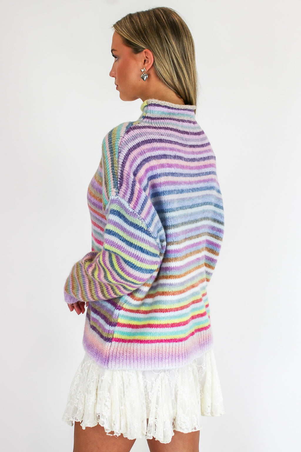 The Cozy Color Striped Sweater - Madison and Mallory