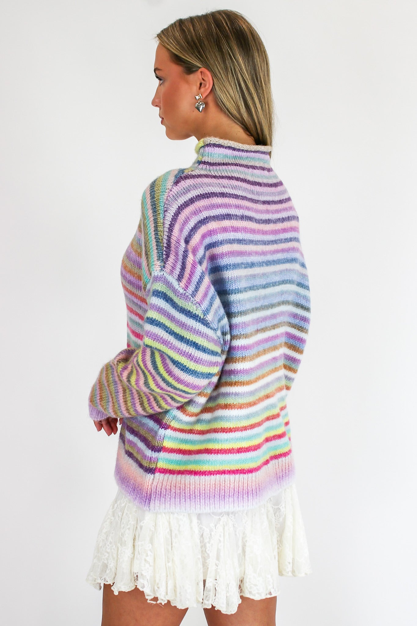 The Cozy Color Striped Sweater - Madison and Mallory