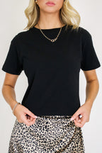 The Daily Crew Neck Short Sleeve Tee - Madison and Mallory