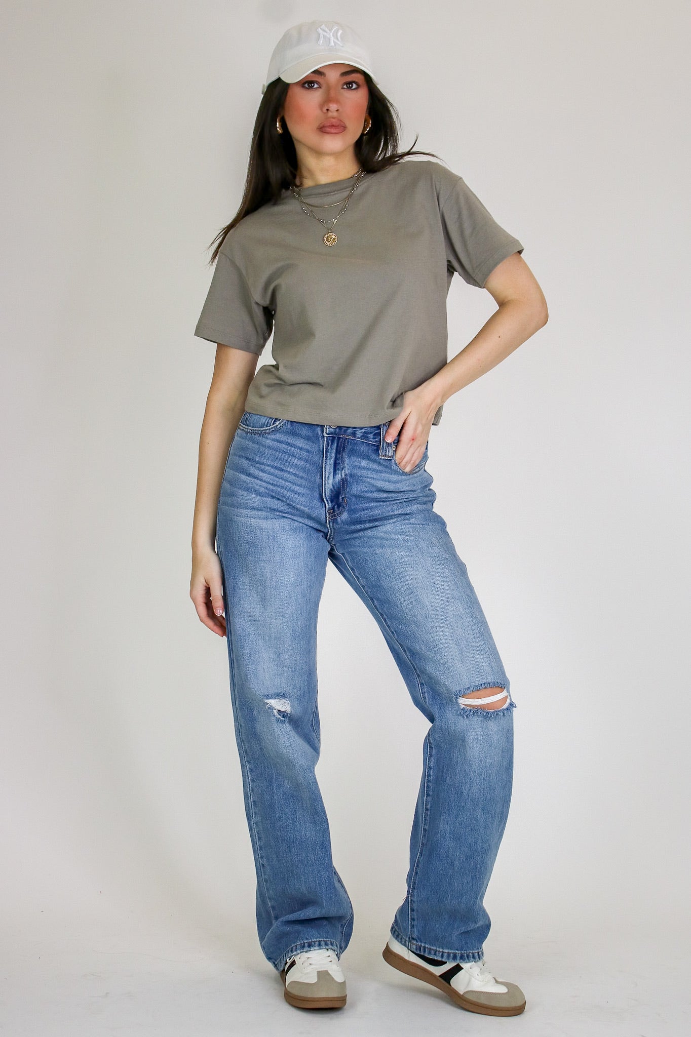 The Daily Crew Neck Short Sleeve Tee - Madison and Mallory