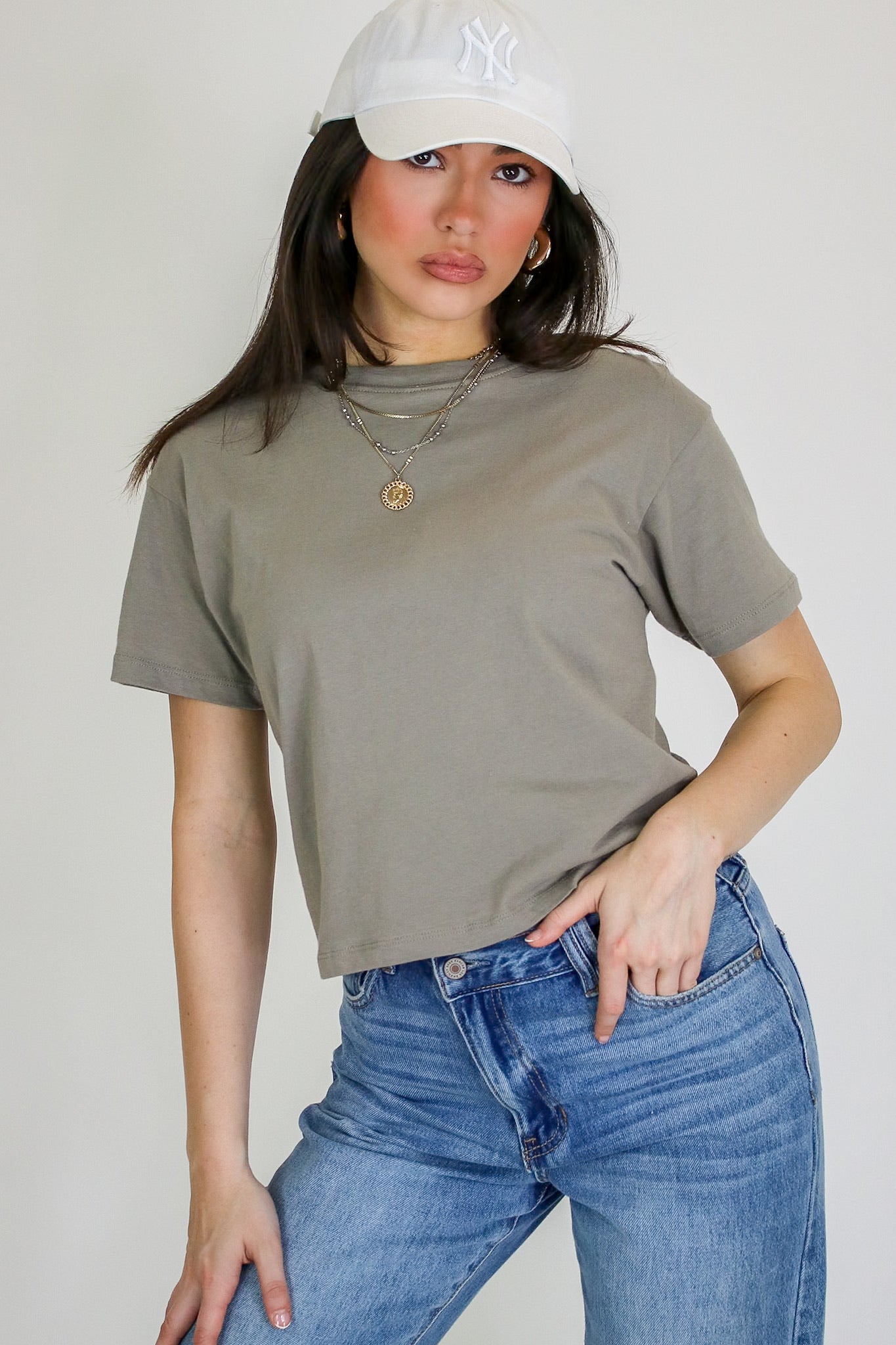 The Daily Crew Neck Short Sleeve Tee - Madison and Mallory