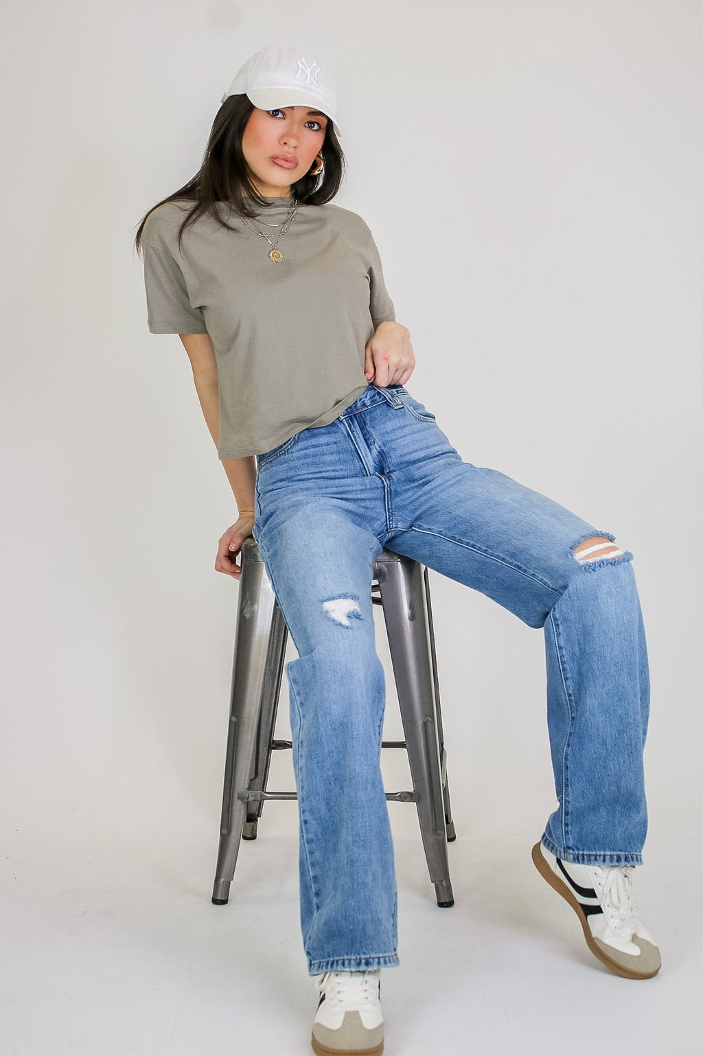The Daily Crew Neck Short Sleeve Tee - Madison and Mallory