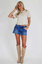 The Daily Crew Neck Short Sleeve Tee - Madison and Mallory