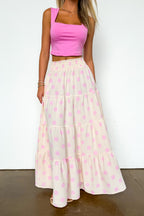 The Dot Story Tiered Maxi Skirt - Madison and Mallory