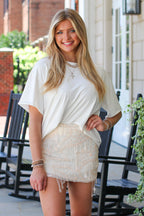 S / Butter The Downtown Glam Beaded Skirt - Madison and Mallory