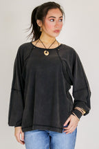 The Easy Chill Raglan Top - Madison and Mallory