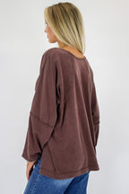 The Easy Chill Raglan Top - Madison and Mallory
