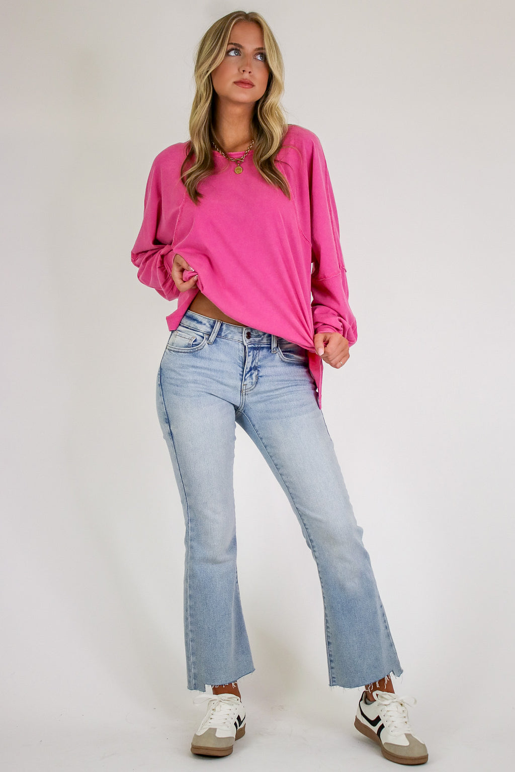 The Easy Chill Raglan Top - Madison and Mallory