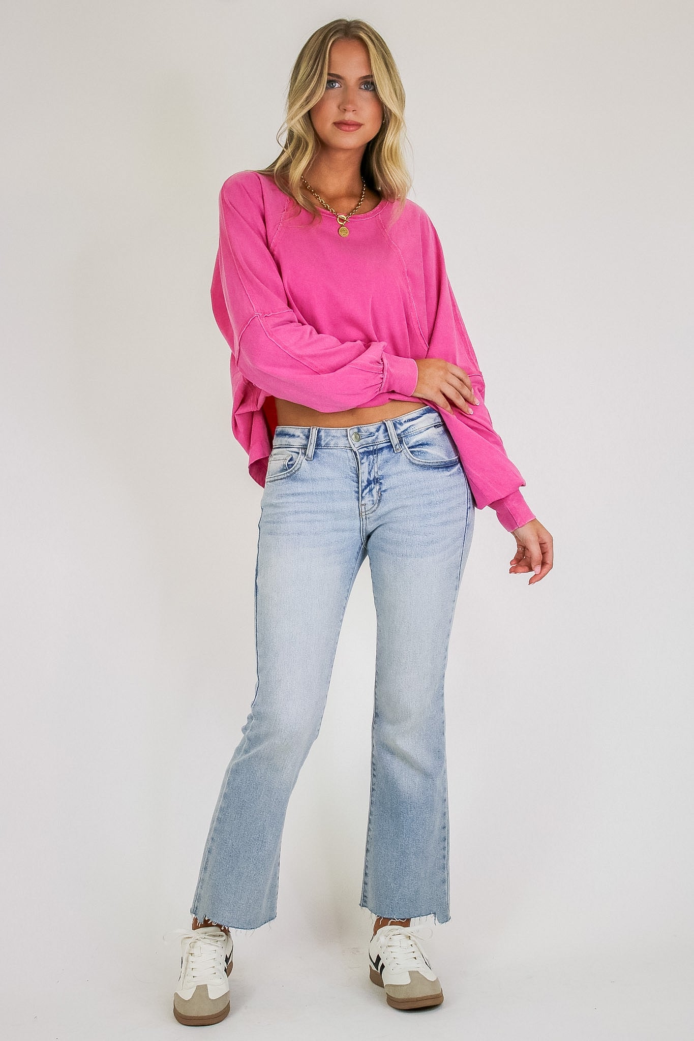 The Easy Chill Raglan Top - Madison and Mallory