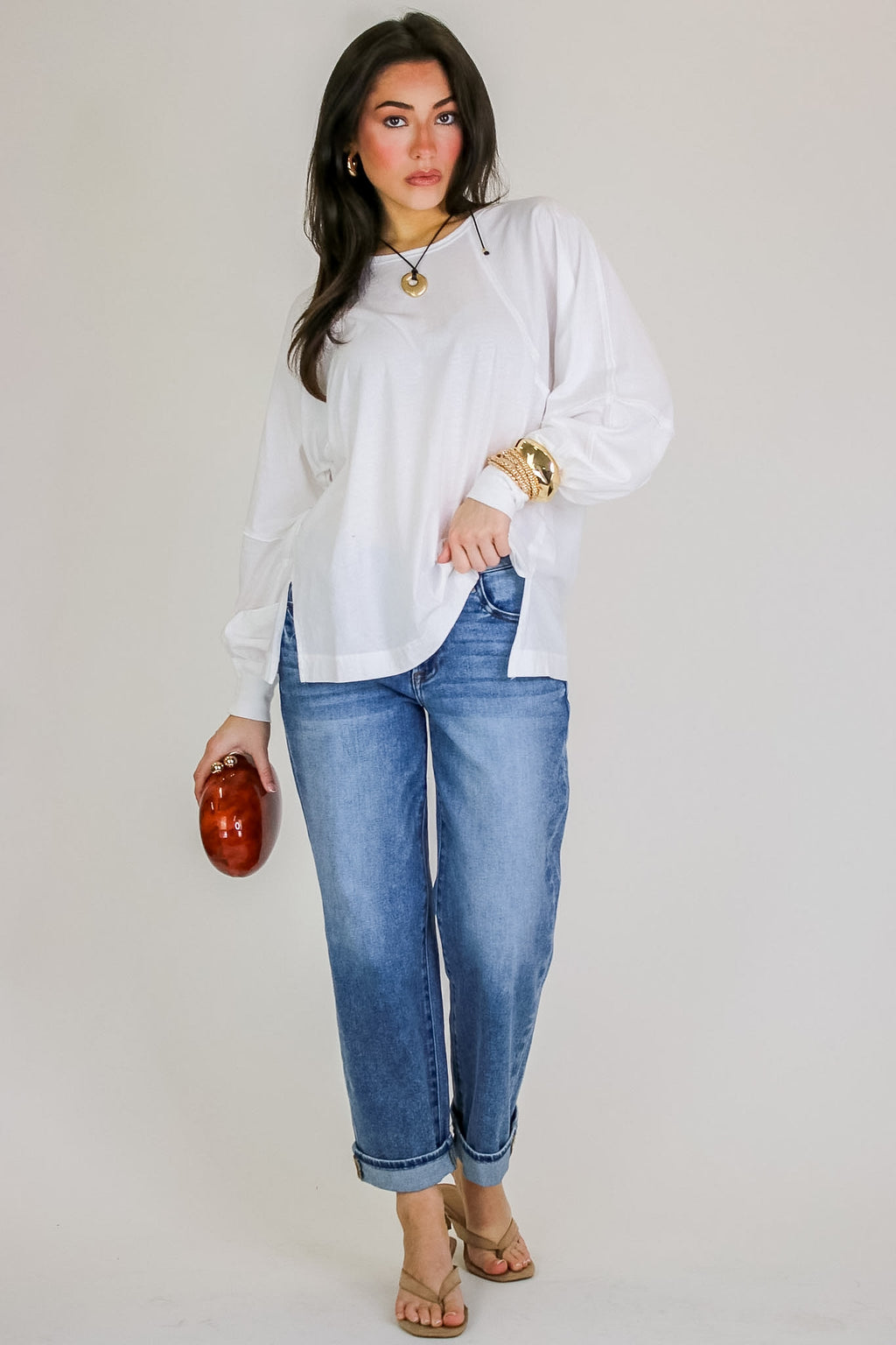 The Easy Chill Raglan Top - Madison and Mallory
