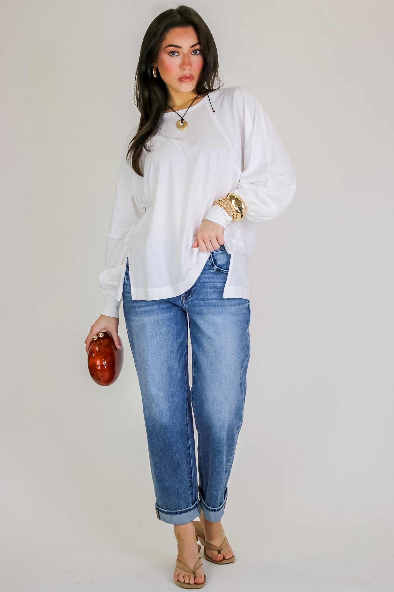 The Easy Chill Raglan Top - Madison and Mallory