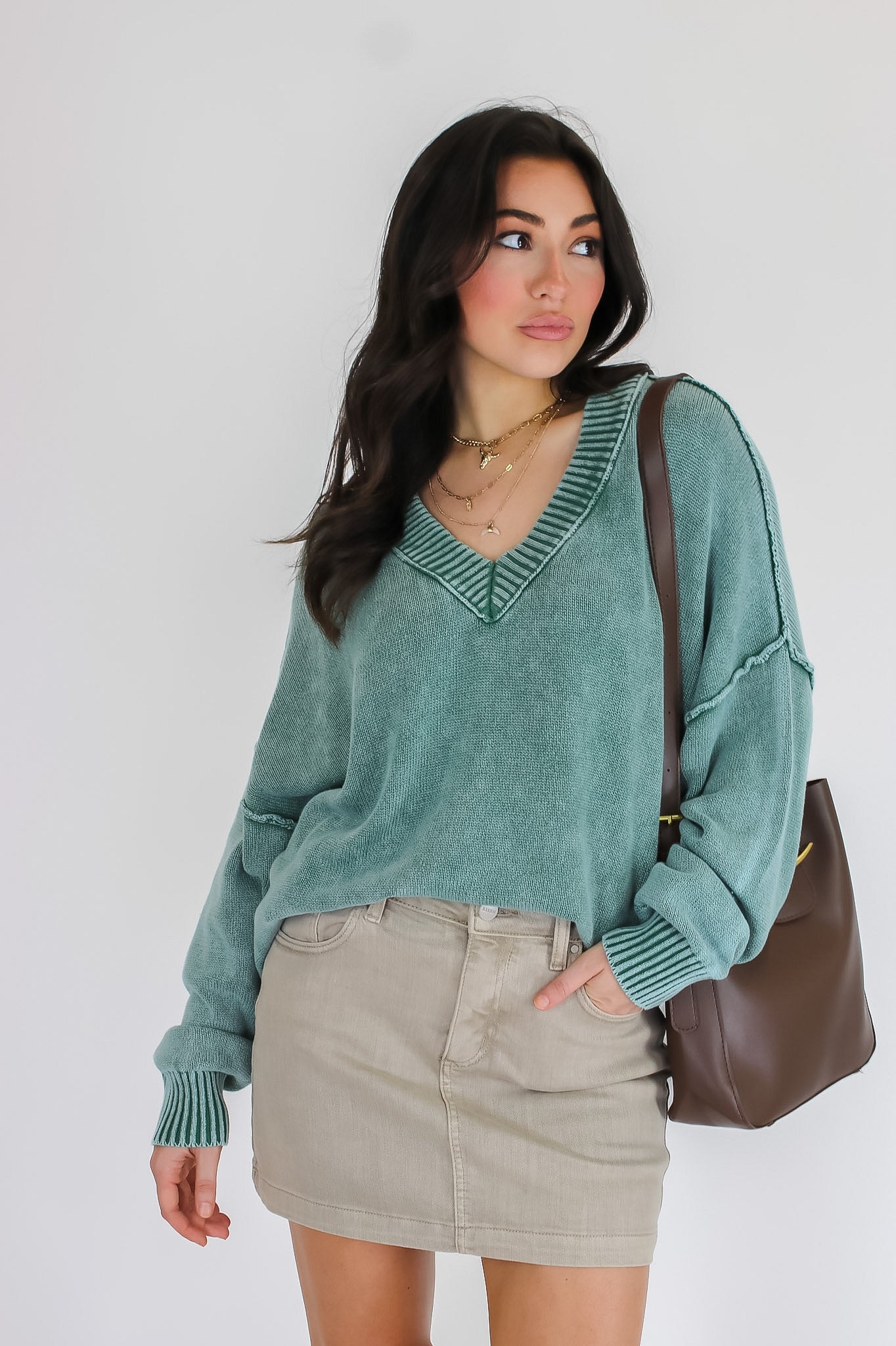 The Easy Edge V-Neck Sweater