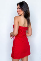 The Flora Luxe Appliqué Tube Dress - Madison and Mallory