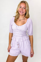The Goddess Edit 3-Tier Puff Sleeve Top - Madison and Mallory