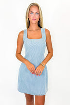 Denim / S The Line Up Denim Mini Dress - Madison and Mallory