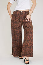 The Luxe Prowl Animal Print Pleated Pants - Madison and Mallory