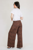 The Luxe Prowl Animal Print Pleated Pants - Madison and Mallory