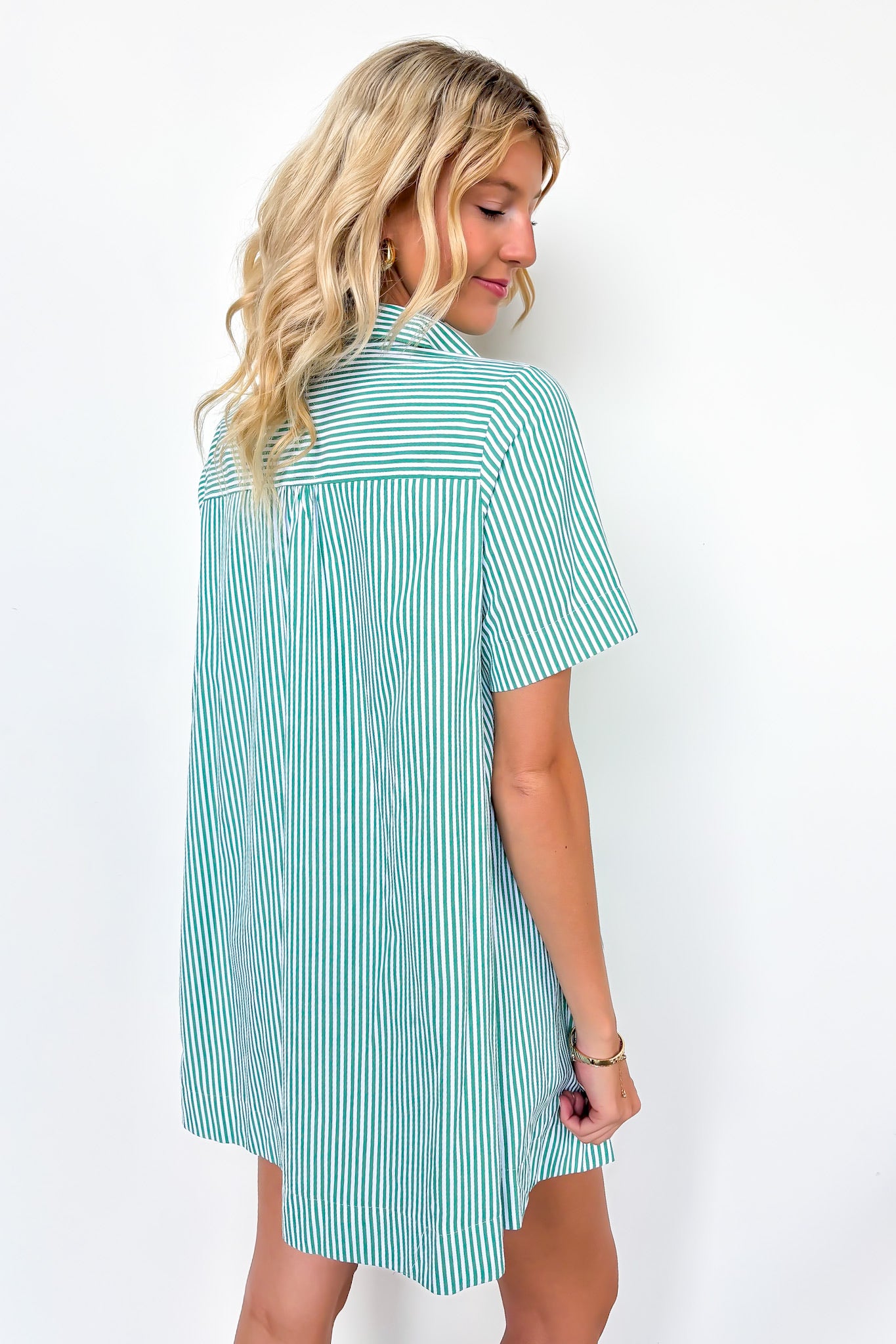 The Mainline Striped A-Line Swing Dress - Madison and Mallory