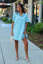 The Mainline Striped A-Line Swing Dress - Madison and Mallory