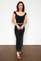The Modern Dot Midi Skirt and Ruched Top - Madison and Mallory