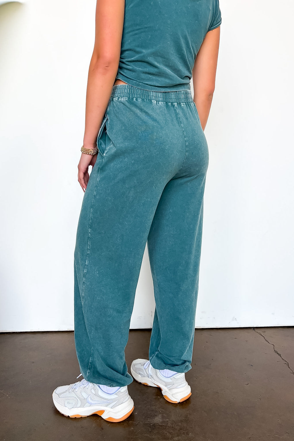 The Off Duty Wrap-Front Top And Jogger Set - Madison and Mallory