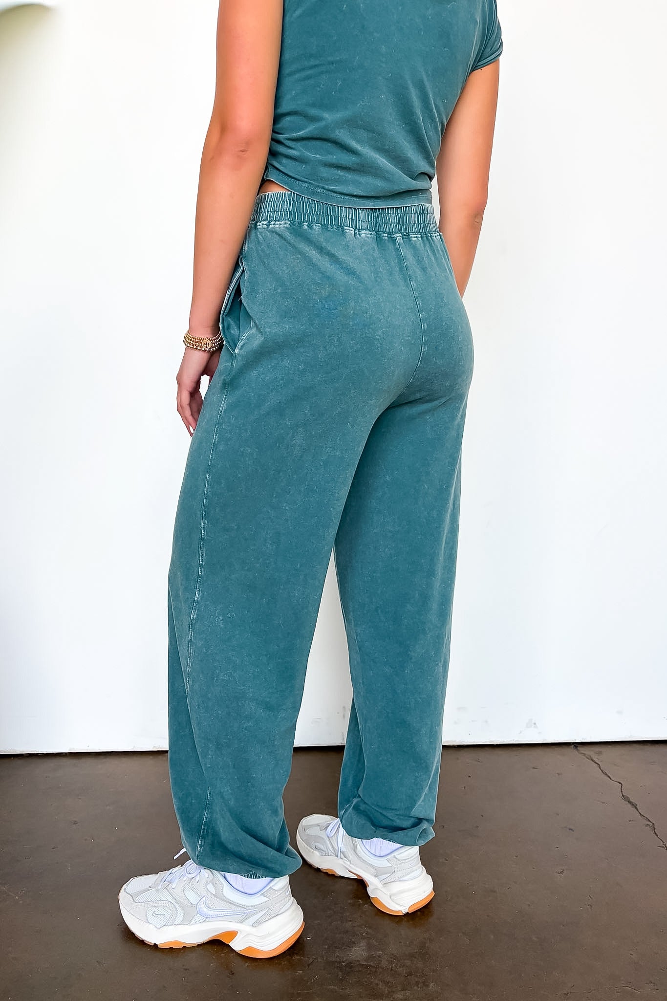 The Off Duty Wrap-Front Top And Jogger Set - Madison and Mallory