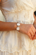 The Pearlescent Link Toggle Bracelet - Madison and Mallory