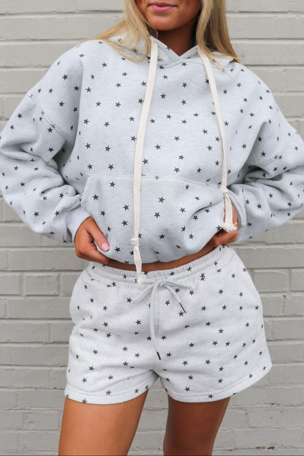 The Starry Lounge Elastic Waist Shorts - Madison and Mallory