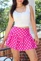 The Statement Dot Flare Skort - Madison and Mallory