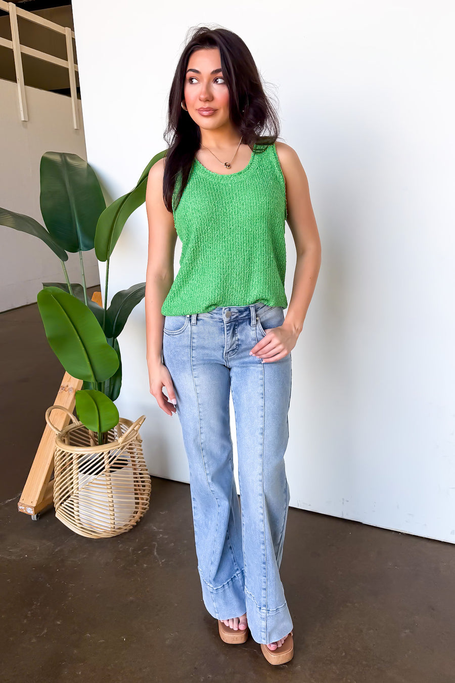 Light Denim / 0 The Tailored Flare Tummy Control Mid Rise Jeans - Madison and Mallory