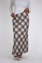 The Tartan Drift Chiffon Plaid Skirt - Madison and Mallory
