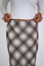 The Tartan Drift Chiffon Plaid Skirt - Madison and Mallory