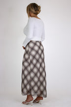 The Tartan Drift Chiffon Plaid Skirt - Madison and Mallory
