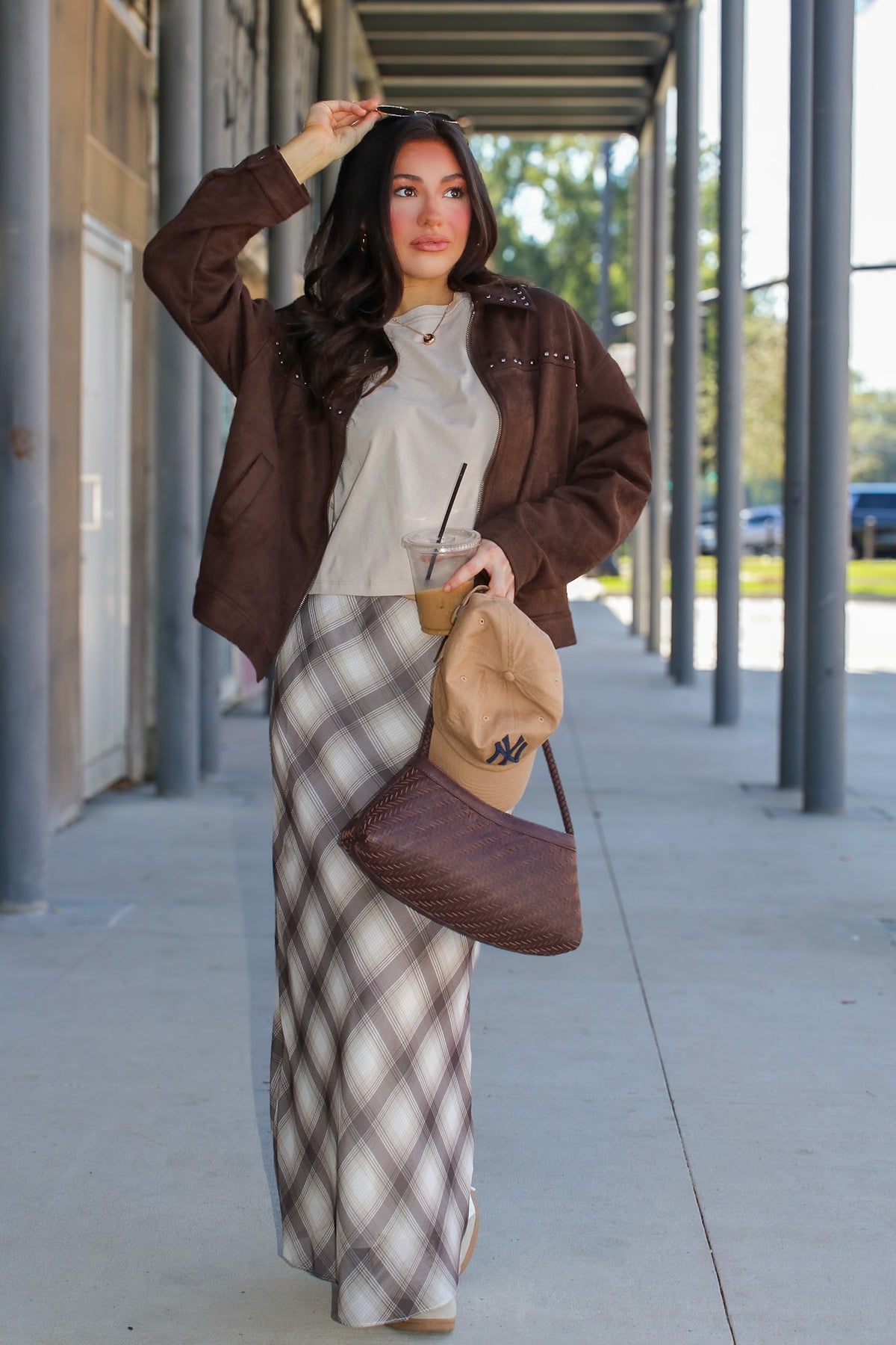 The Tartan Drift Chiffon Plaid Skirt - Madison and Mallory