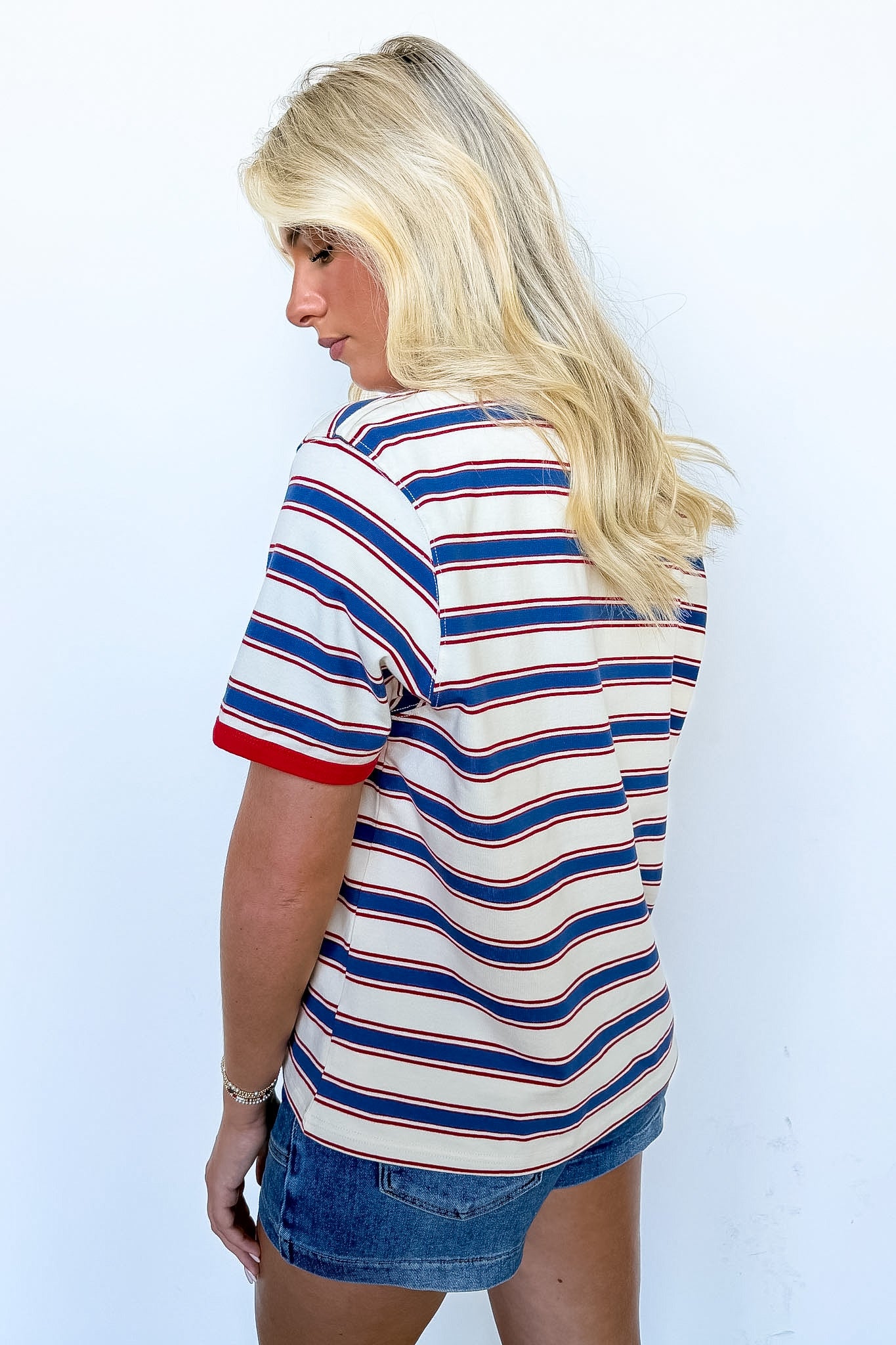 The Vintage Line Contrast Ringer Tee