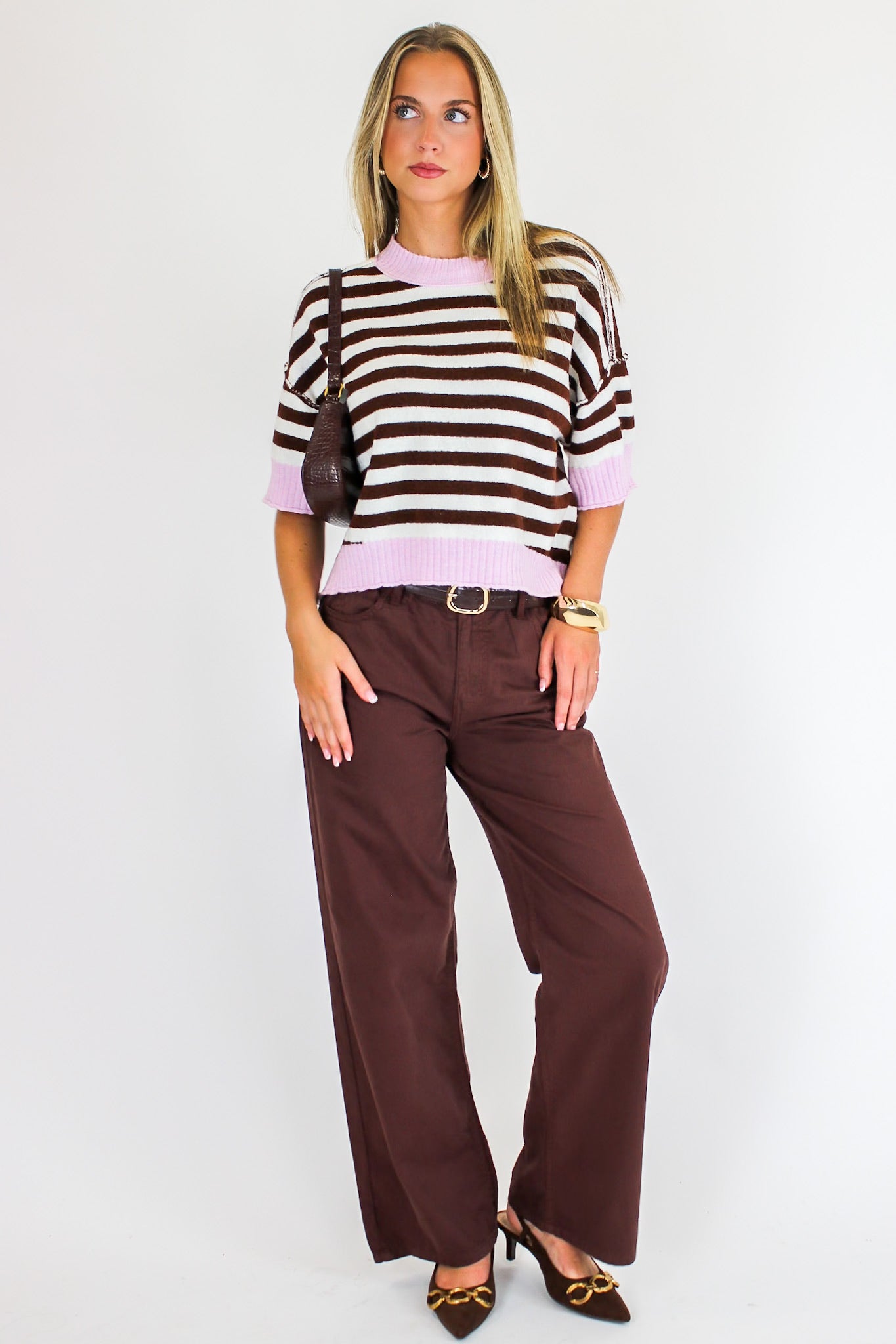 The Wren Striped Sweater - Madison and Mallory