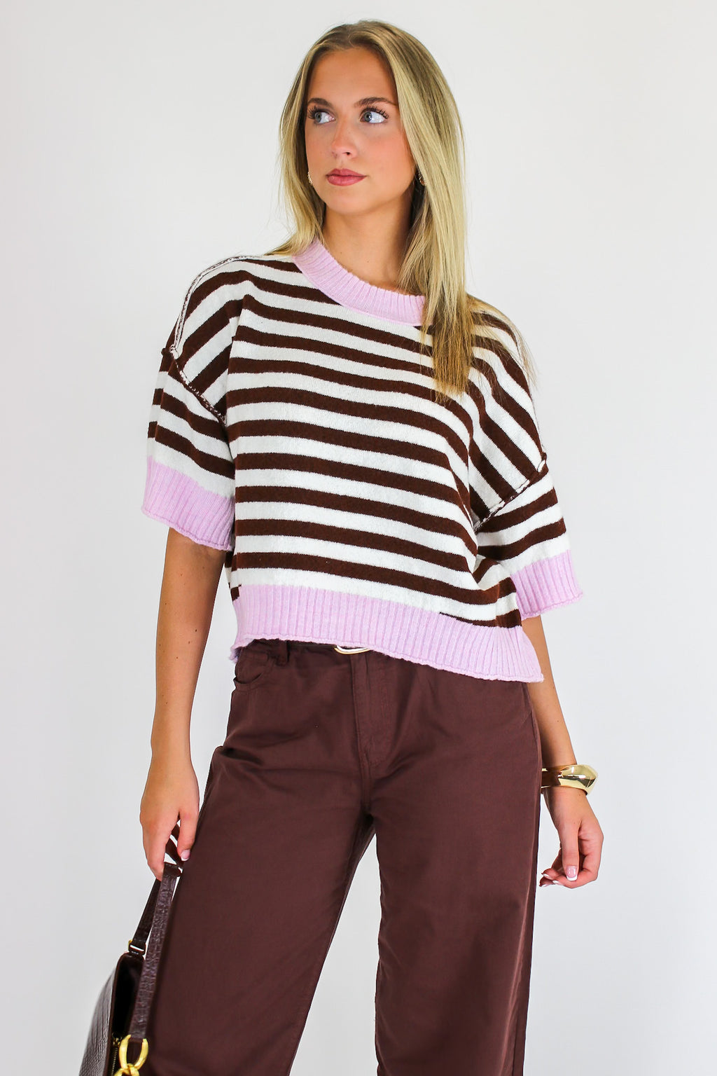 The Wren Striped Sweater - Madison and Mallory