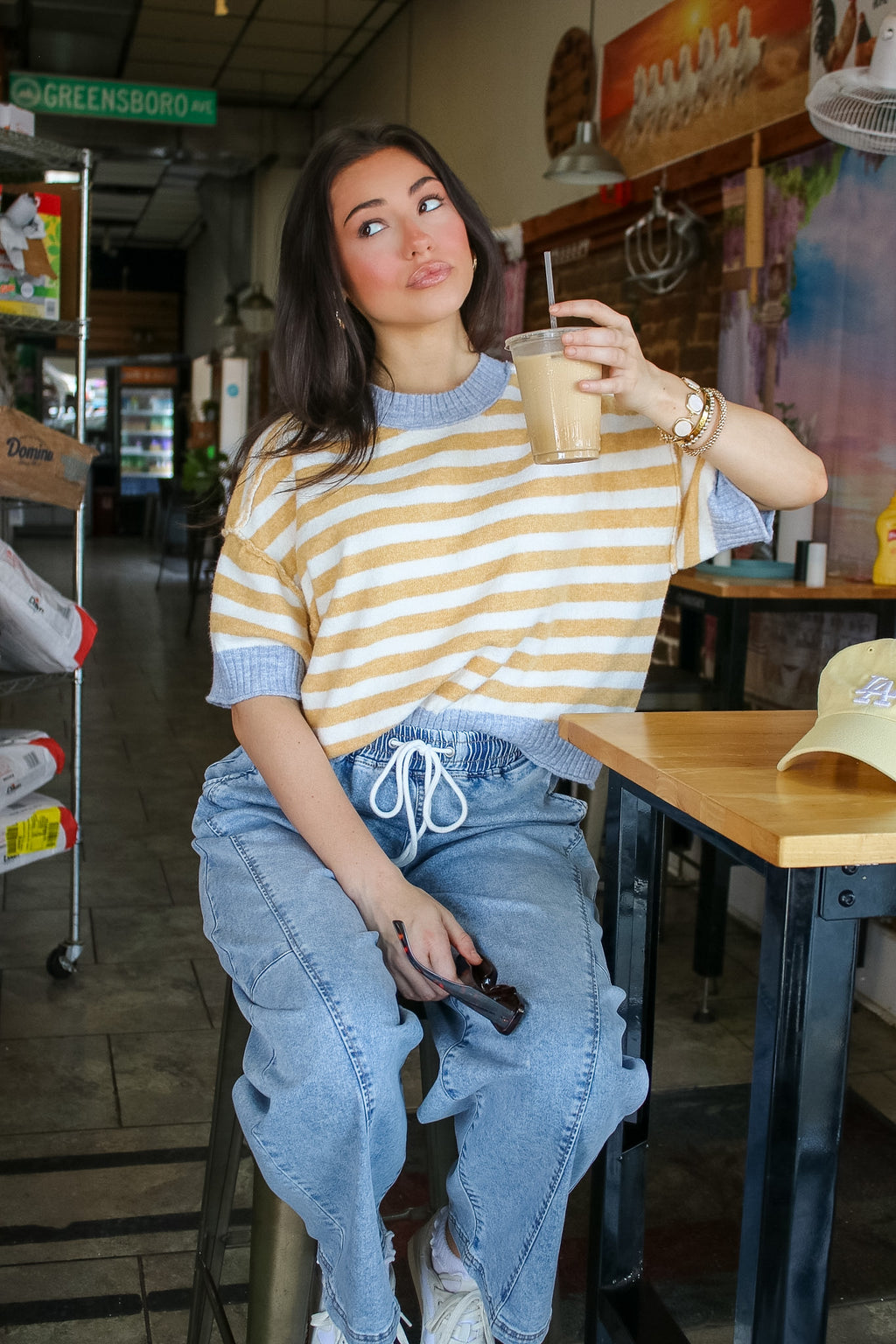 The Wren Striped Sweater