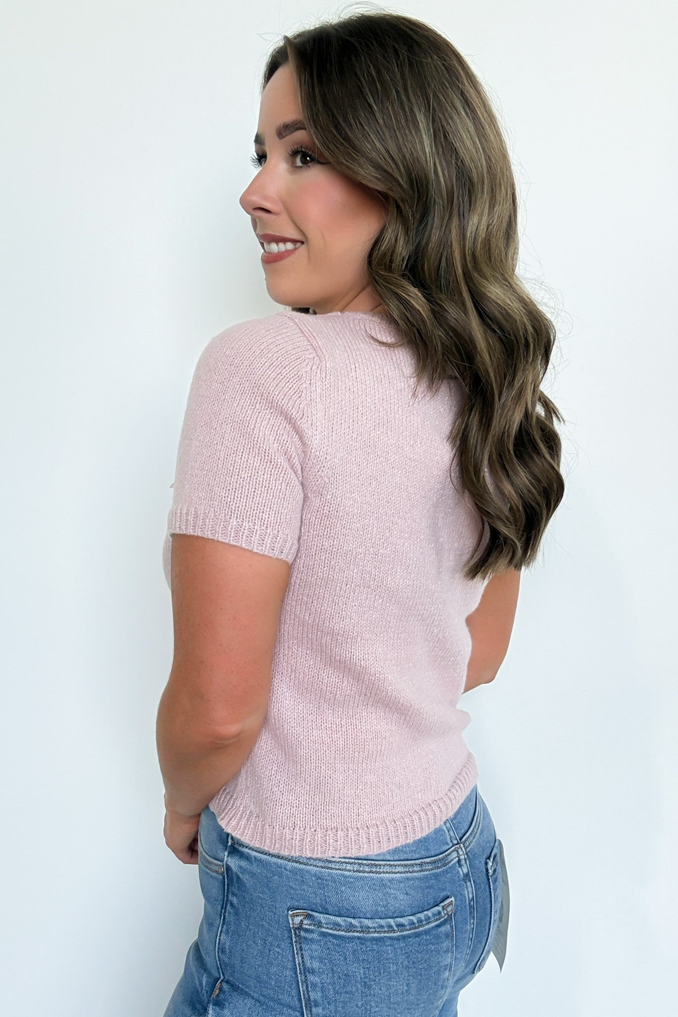  Timeless Classic Ribbon Trim Knit Top - Madison and Mallory