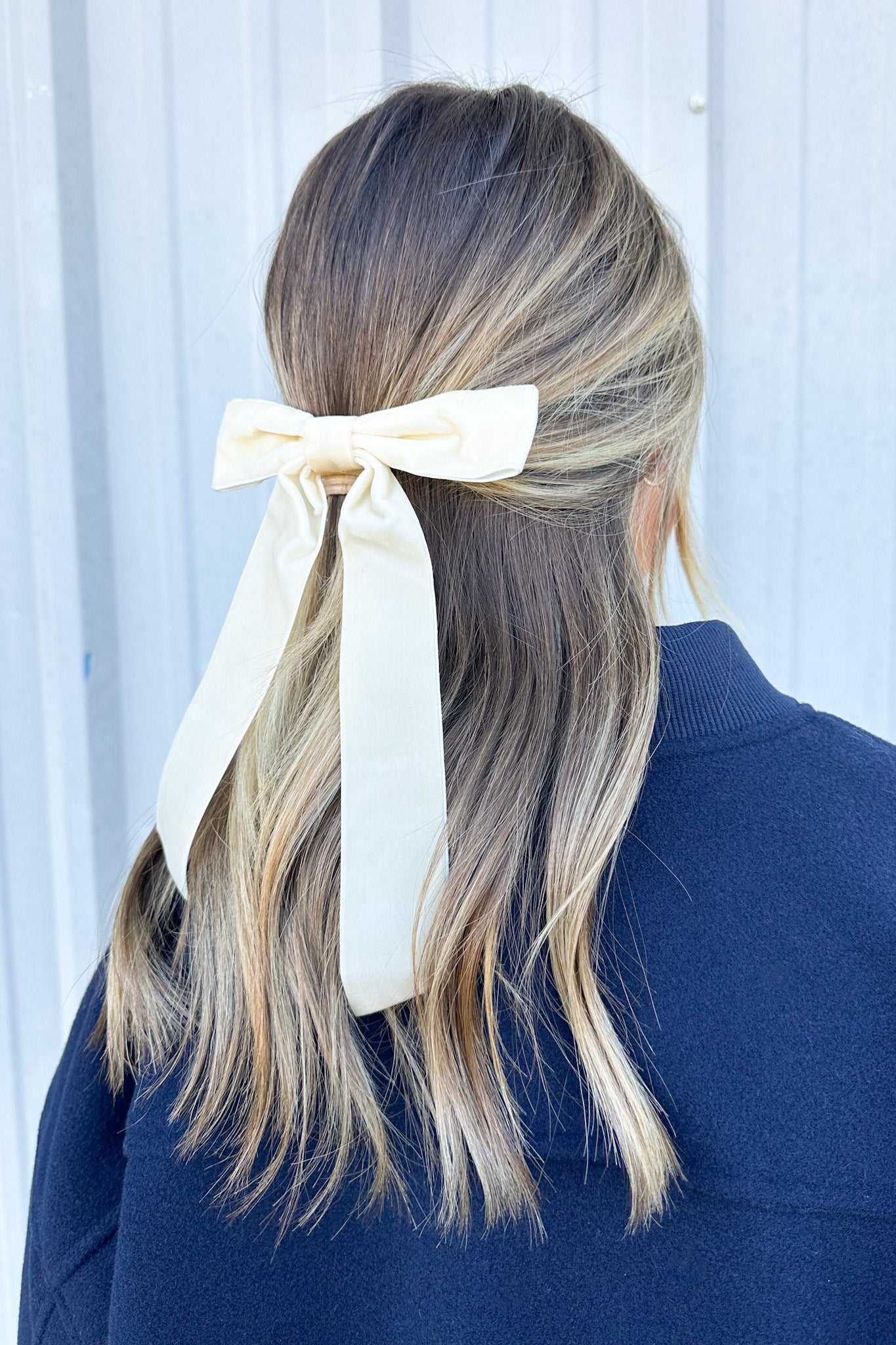 Timeless Poise Velvet Bow Hair Clip - FINAL SALE - Madison and Mallory